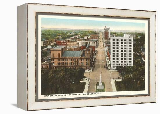 Main Street, Columbia, South Carolina-null-Framed Stretched Canvas