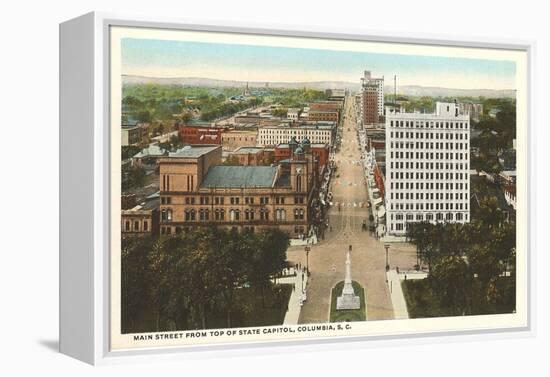 Main Street, Columbia, South Carolina-null-Framed Stretched Canvas