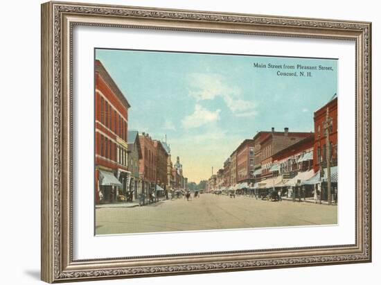 Main Street, Concord, New Hampshire-null-Framed Art Print