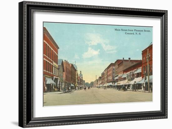 Main Street, Concord, New Hampshire-null-Framed Art Print