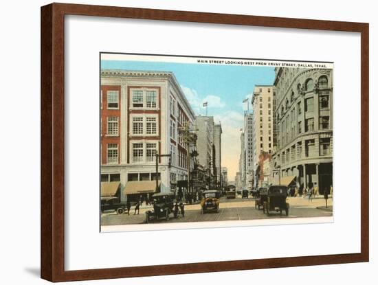 Main Street, Dallas, Texas-null-Framed Art Print