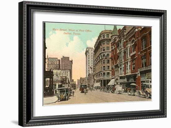 Main Street, Dallas, Texas-null-Framed Art Print