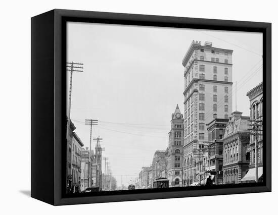 Main Street, Dayton, Ohio-null-Framed Stretched Canvas