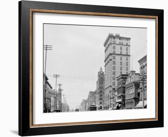 Main Street, Dayton, Ohio-null-Framed Photo