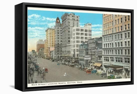 Main Street, Dayton, Ohio-null-Framed Stretched Canvas