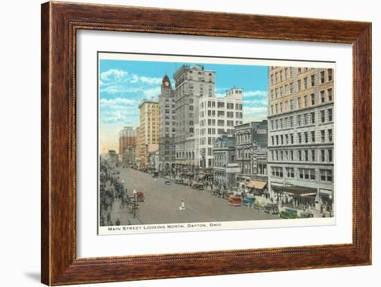 Main Street, Dayton, Ohio-null-Framed Art Print