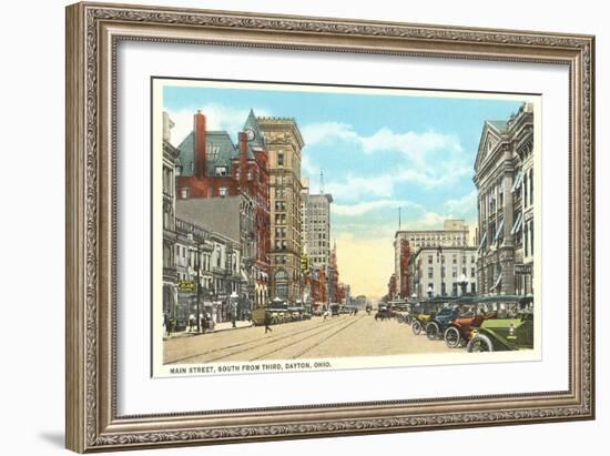 Main Street, Dayton-null-Framed Art Print