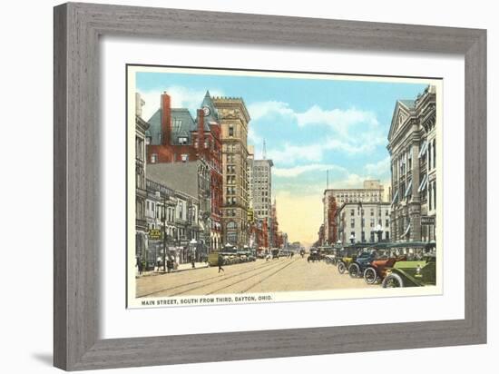 Main Street, Dayton-null-Framed Art Print