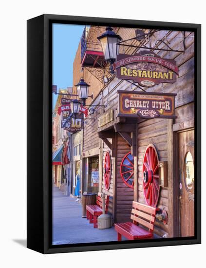 Main Street, Deadwood, South Dakota, USA-Jamie & Judy Wild-Framed Premier Image Canvas