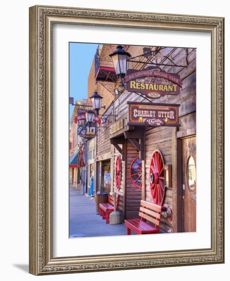 Main Street, Deadwood, South Dakota, USA-Jamie & Judy Wild-Framed Photographic Print