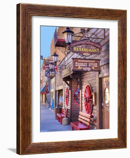 Main Street, Deadwood, South Dakota, USA-Jamie & Judy Wild-Framed Photographic Print