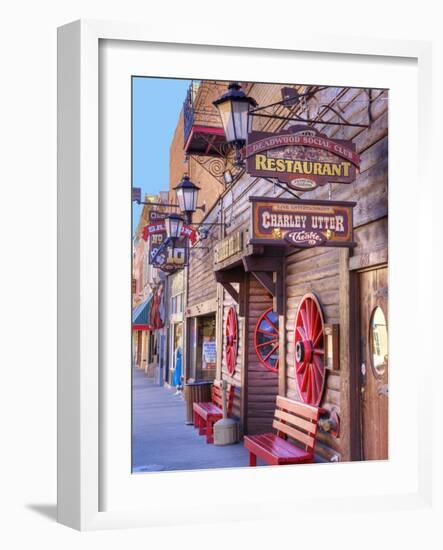 Main Street, Deadwood, South Dakota, USA-Jamie & Judy Wild-Framed Photographic Print