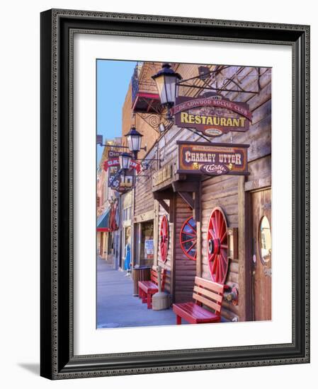 Main Street, Deadwood, South Dakota, USA-Jamie & Judy Wild-Framed Photographic Print