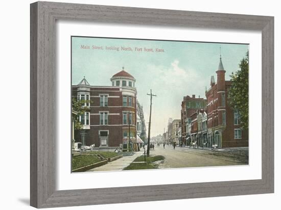 Main Street, Fort Scott-null-Framed Art Print