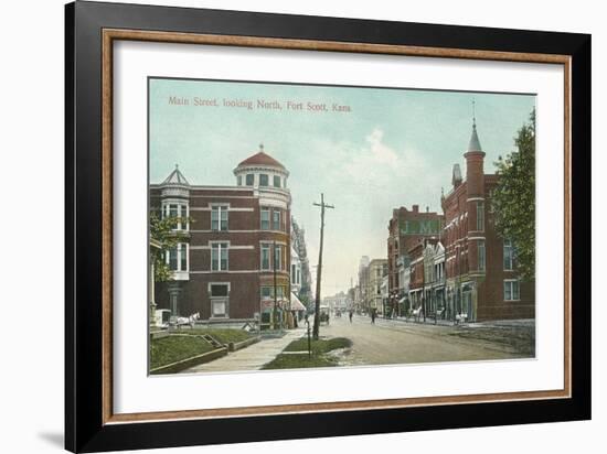 Main Street, Fort Scott-null-Framed Art Print