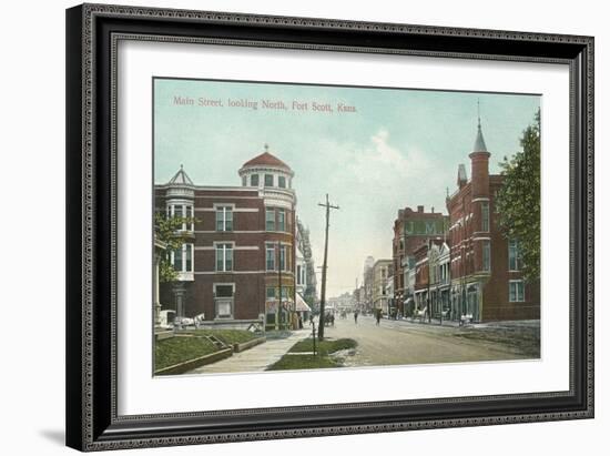 Main Street, Fort Scott-null-Framed Art Print