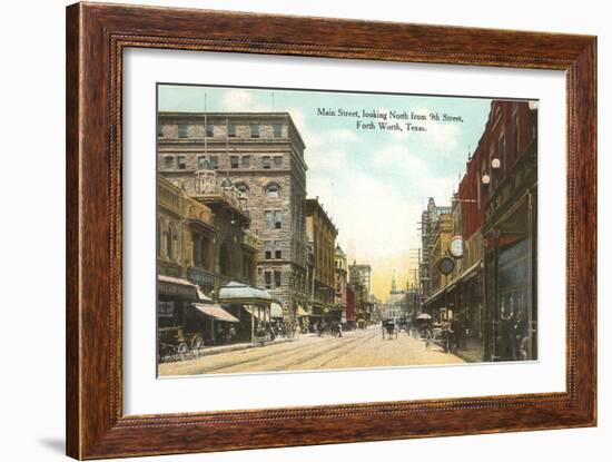 Main Street, Fort Worth, Texas-null-Framed Art Print