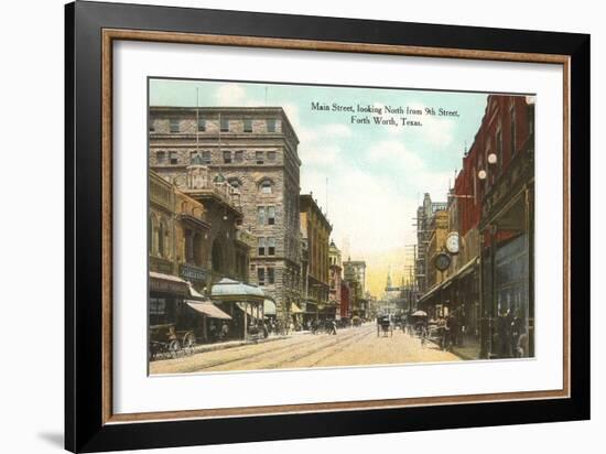 Main Street, Fort Worth, Texas-null-Framed Art Print