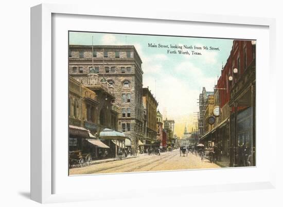 Main Street, Fort Worth, Texas-null-Framed Art Print
