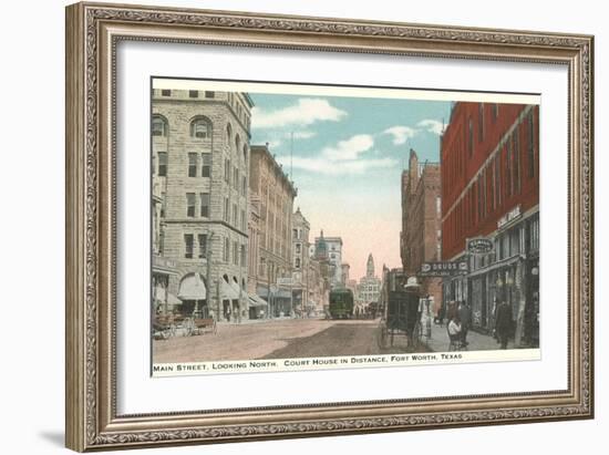 Main Street, Fort Worth, Texas-null-Framed Art Print