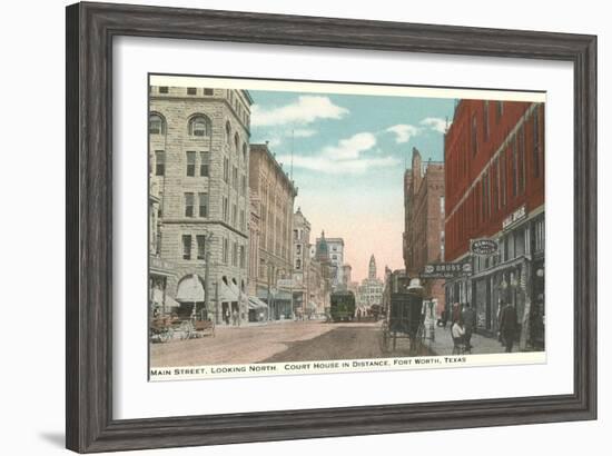 Main Street, Fort Worth, Texas-null-Framed Art Print