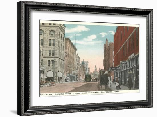 Main Street, Fort Worth, Texas-null-Framed Art Print