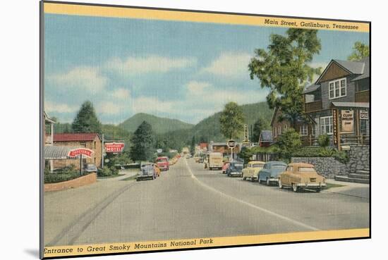 Main Street, Gatlinburg-null-Mounted Art Print