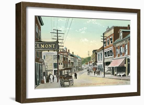 Main Street, Gloucester-null-Framed Art Print