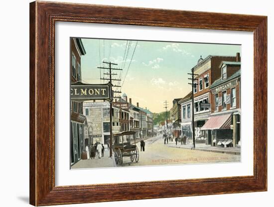 Main Street, Gloucester-null-Framed Art Print