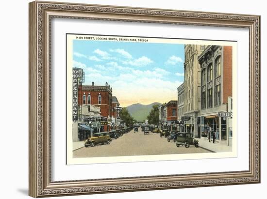 Main Street, Grants Pass-null-Framed Art Print