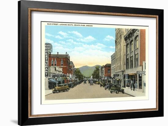 Main Street, Grants Pass-null-Framed Art Print