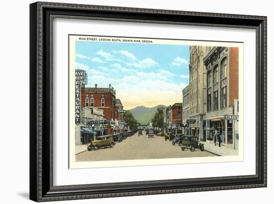 Main Street, Grants Pass-null-Framed Art Print