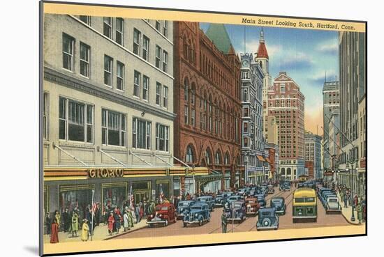 Main Street, Hartford, Connecticut-null-Mounted Art Print