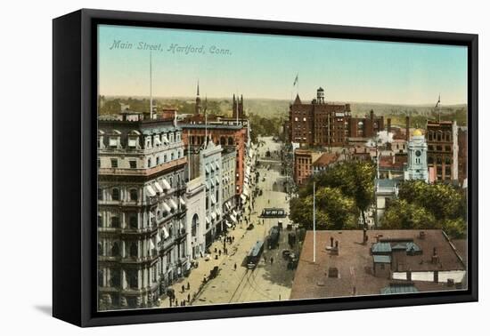 Main Street, Hartford, Connecticut-null-Framed Stretched Canvas