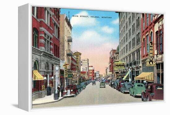Main Street, Helena-null-Framed Stretched Canvas