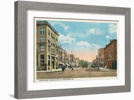 Main Street, Henderson, Kentucky-null-Framed Art Print