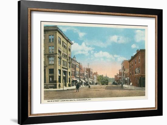 Main Street, Henderson, Kentucky-null-Framed Art Print