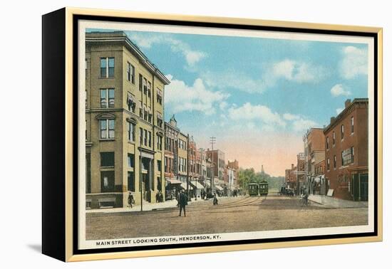 Main Street, Henderson, Kentucky-null-Framed Stretched Canvas