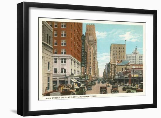 Main Street, Houston, Texas-null-Framed Art Print