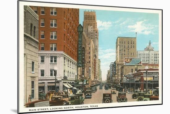 Main Street, Houston, Texas-null-Mounted Art Print