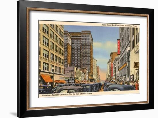 Main Street, Houston, Texas-null-Framed Art Print