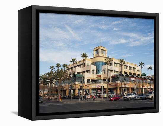 Main Street, Huntington Beach, California, United States of America, North America-Sergio Pitamitz-Framed Premier Image Canvas