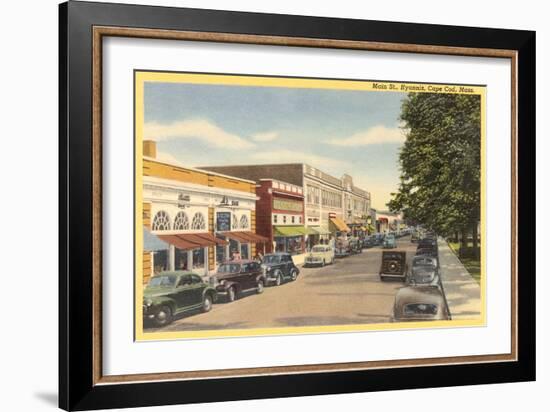 Main Street, Hyannis, Cape Cod-null-Framed Art Print