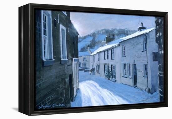 Main Street in Dent, 1997-John Cooke-Framed Premier Image Canvas