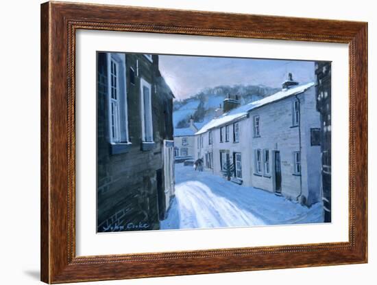 Main Street in Dent, 1997-John Cooke-Framed Giclee Print