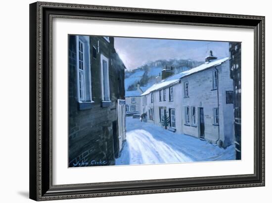 Main Street in Dent, 1997-John Cooke-Framed Giclee Print