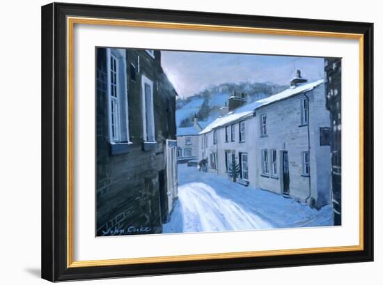 Main Street in Dent, 1997-John Cooke-Framed Giclee Print