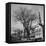 Main Street in Small New England Town, Showing Church, Stores, Etc-Yale Joel-Framed Premier Image Canvas