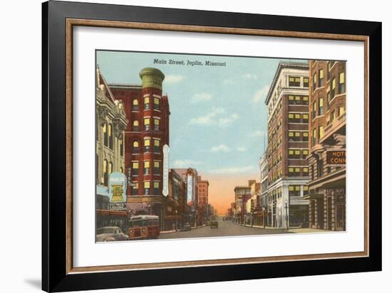 Main Street, Joplin, Missouri-null-Framed Art Print