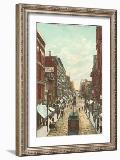 Main Street, Kansas City, Missouri-null-Framed Art Print